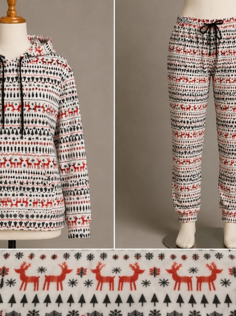 Holiday/Christmas Hoodie & Pants Set - Lounging Or Pajamas